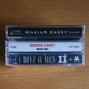 Mariah Carey, Boyz II Men - 1990s Tapes (Lot of 3) 
